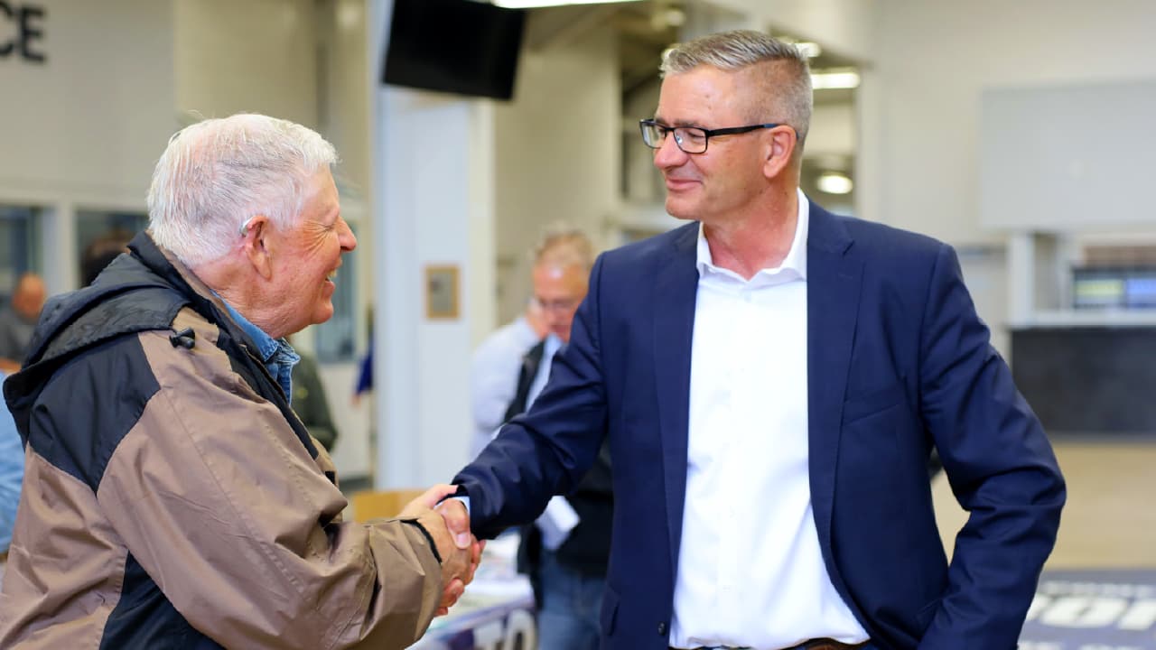 Travis Toews meets with UCP members